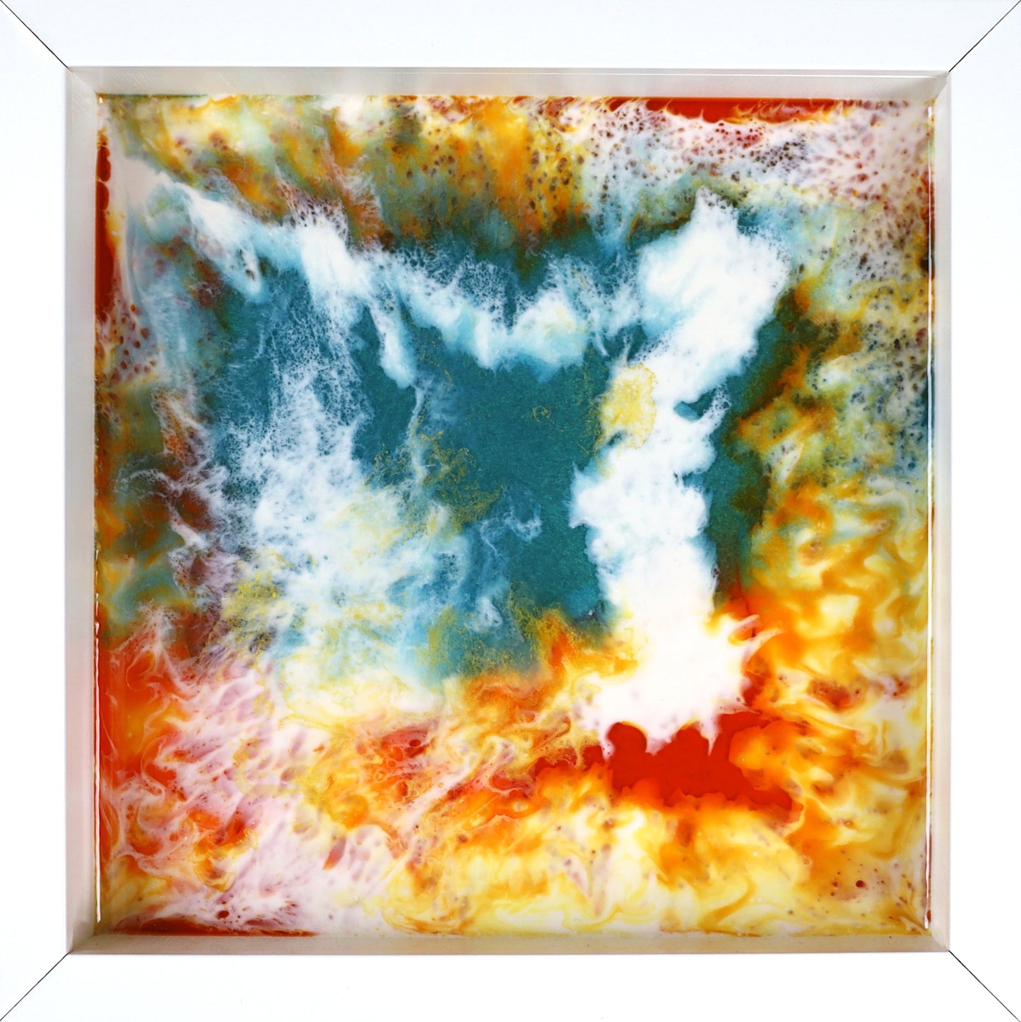 Korallglöd - 25x25 - Djup kant