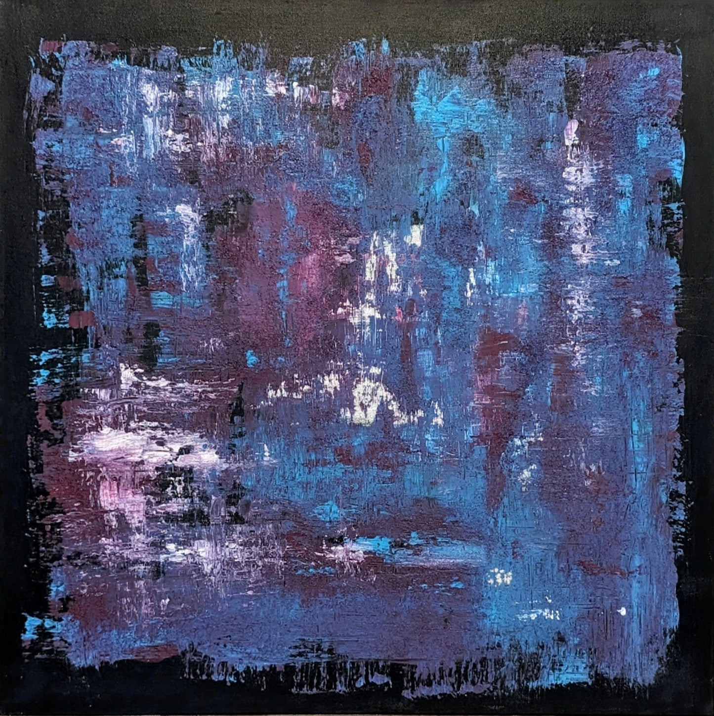 Svart Magisk Skymning - 70x70