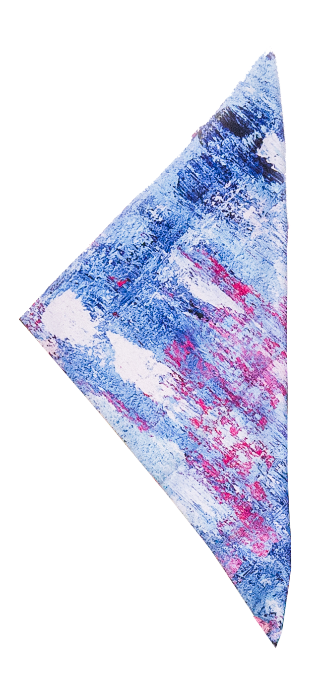 Blå/Rosa näsduk - Weikel