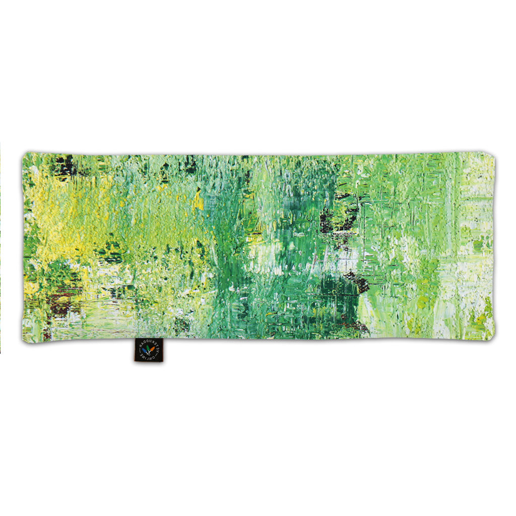 Vetekudde i mjukt och skönt satin - Ljusgrön - 40x16 cm