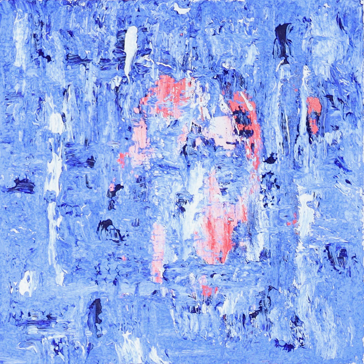 Havets Blå Eko - 40x40