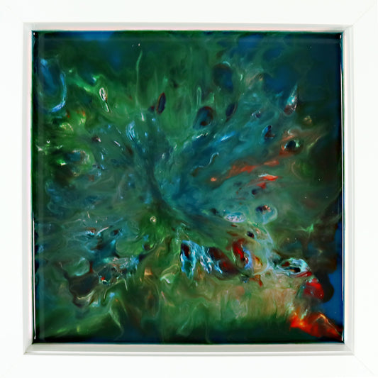 Smaragdflöde - 25x25 - Djup kant