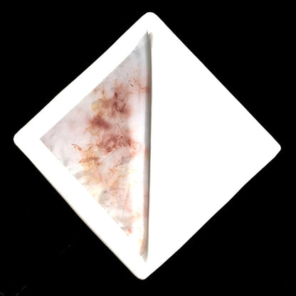 Näsduk Pudermoln - Siden poly - Vit Guld Koppar - 33x33 - Weikel