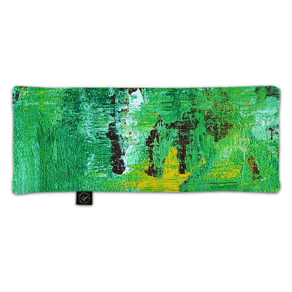 Vetekudde i mjukt och skönt satin - Grön - 40x16 cm