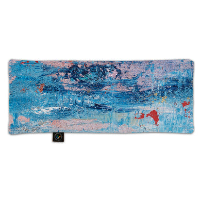 Vetekudde i mjukt och skönt satin - Isblå - 40x16 cm