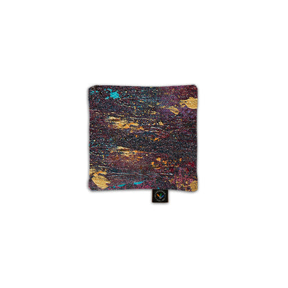 Vetekudde i mjukt och skönt satin - Vinröd - 16x16 cm