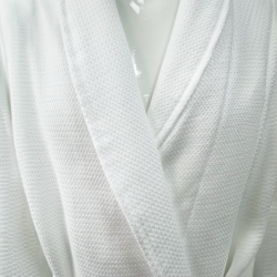 Morgonrock i 100% Bomull – Terry Jacquard 300gsm